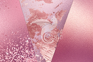 Pink Foil And Glitter Textures