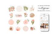 64 Watercolor Instagram Highlight, a Work Illustration by beatriceviyiwi (Thumbnail 2 of 5)