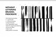Without Lettering Brushes. Procreate, a Brush Add-On by Diacritics (Thumbnail 2 of 15)