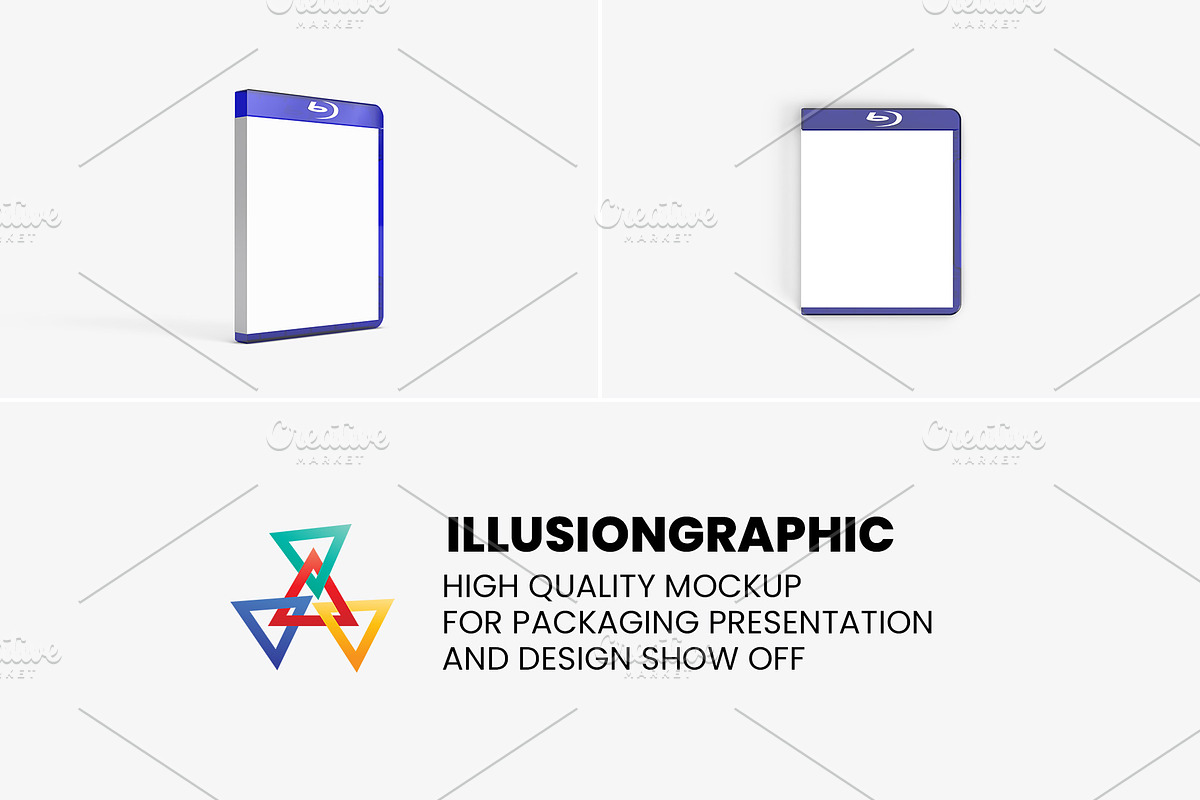 Blu-Ray / DVD Case Mockup - 10 views, a Packaging Mockup by Illusiongraphic (Photo 20 of 20)