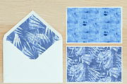 16 Blue Batik Style Patterns, a Pattern Graphic by Liz Plummer (Thumbnail 3 of 5)