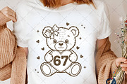 67 Valentines Teddy Png, an Illustration by Creative Art (Thumbnail 6 of 6)