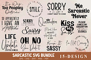 Sarcasm SVG PNG Bundle , Funny Quote, an Object Graphic by FiveStarCrafting (Thumbnail 1 of 7)