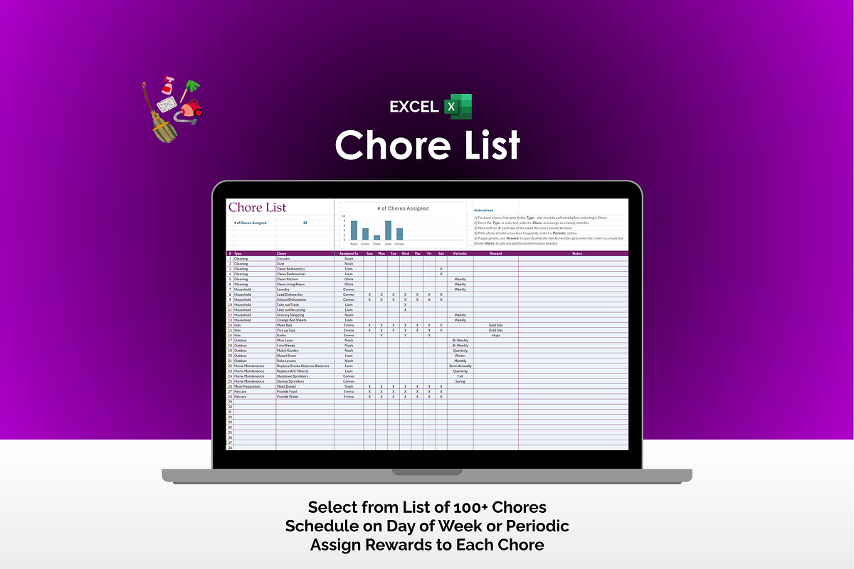 Chore Tracker preview 2