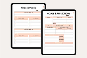 Digital Finance Planner Canva