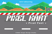 Pixel Kart - Pixel Font, a Font by Snape Design Studio (Thumbnail 1 of 5)