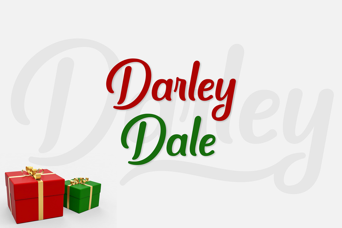 Darley Dale - A smooth script preview 2
