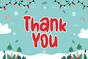 Christmas Holiday Font, a Handwritten Font by KengGraphic (Thumbnail 11 of 11)