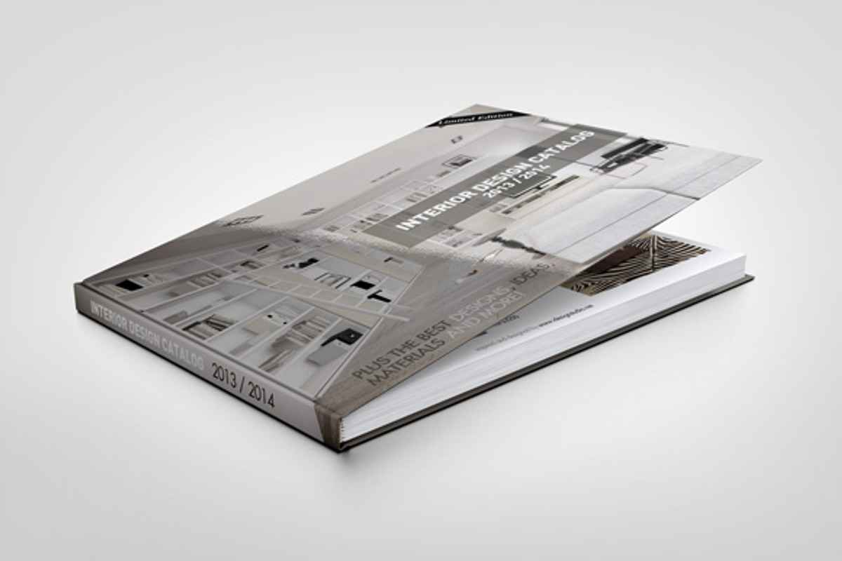 Landscape Book Mock-Up, a Print Template by idesignstudio (Photo 5 of 5)