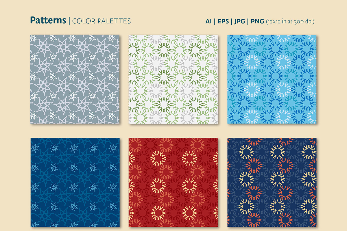 Winter Holidays | Peace Collection, a Pattern Graphic by Type Art Crafters (Photo 8 of 15)