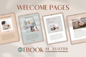 EBook Template Canva Polka Dot