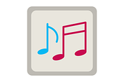 Musical Note Flat Icon, an Icon by Pexelpy (Thumbnail 2 of 2)