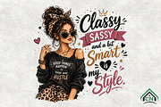 Classy Sassy and Smart PNG, a Seasonal Illustration by Craft Nest (Thumbnail 1 of 6)