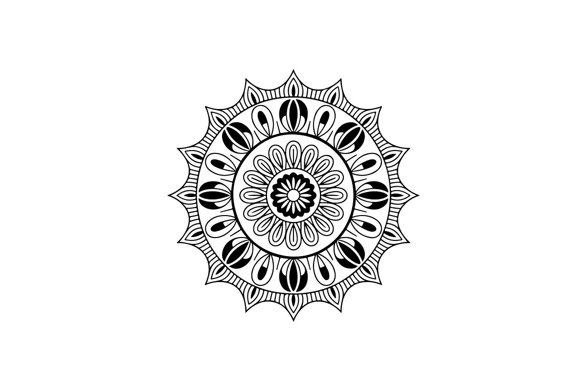 Black Mandala SVG Bundle, an Object Graphic by jahid234 (Photo 11 of 13)
