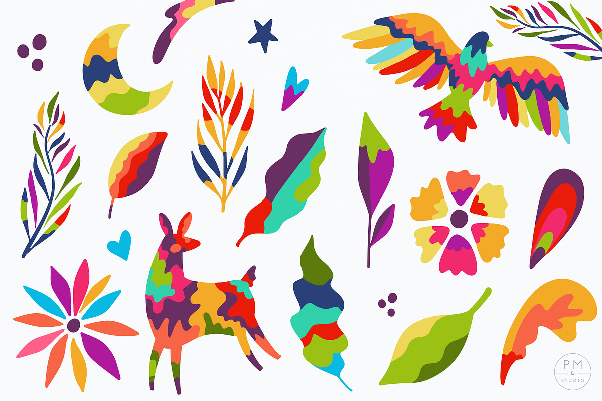 Otomi Collection Mexico Clipart, a Graphic by PetiteMarket (Photo 4 of 4)