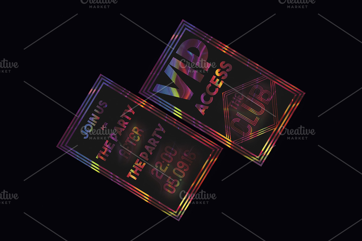 Club VIP pass card, a Card Template by Konakchiev (Photo 2 of 3)