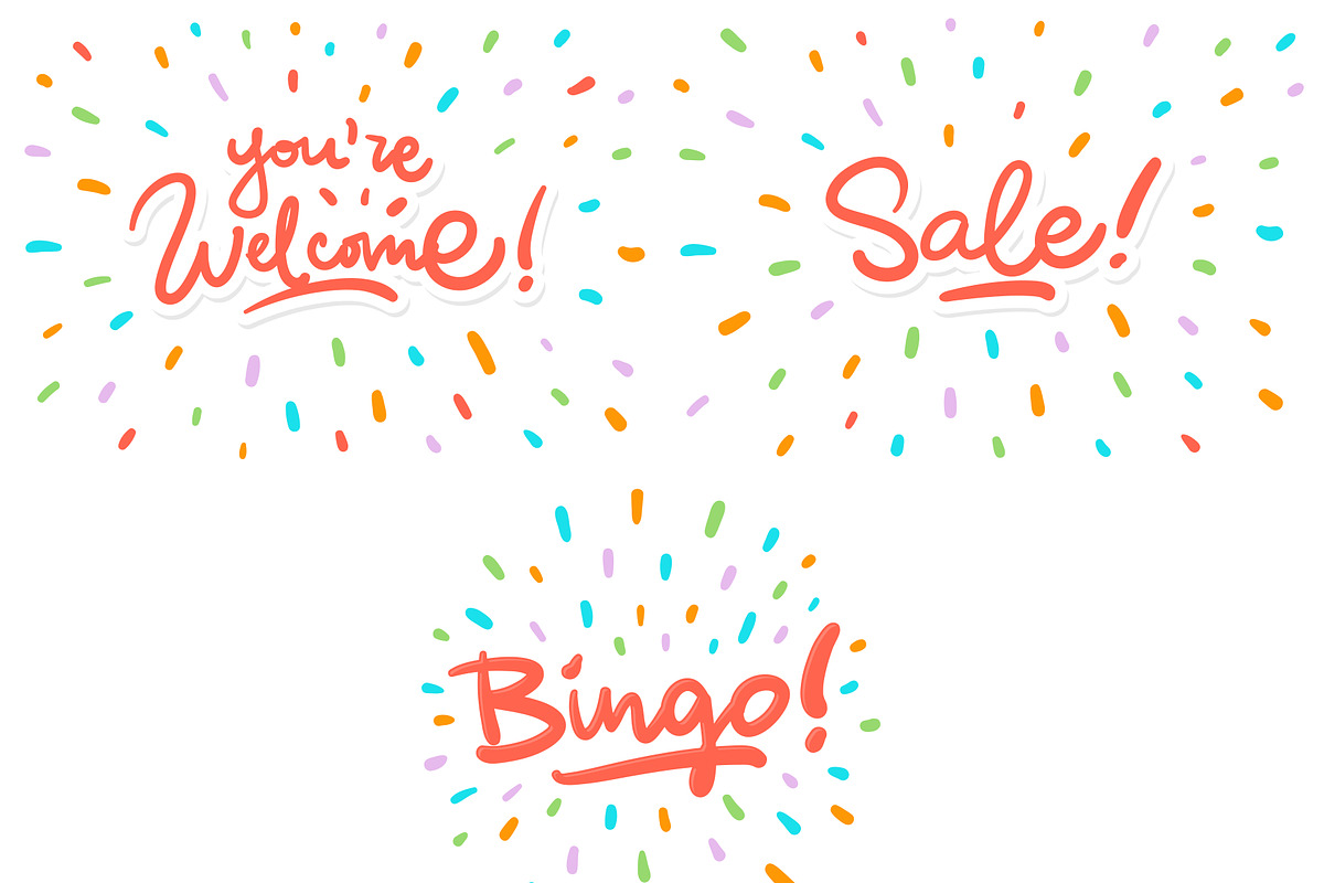 Lettering bundle for your shop!, a Work Illustration by Oster Oleg (Photo 4 of 8)