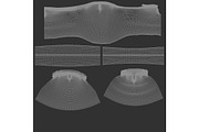 White Winter Knitted Beanie 3D Model, an Object 3D Model by rebrandy (Thumbnail 6 of 9)