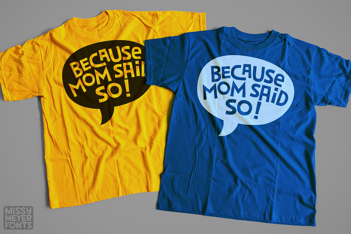 Dorky Laugh: a quirky fun font!, a Sans Serif Font by Missy Meyer (Photo 3 of 8)