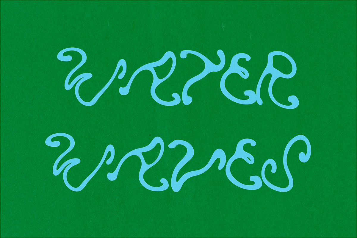 Mushroom Hand Drawn Psychedelic Font, a Handwritten Font by Madeline ODonoghue Design (Photo 7 of 7)