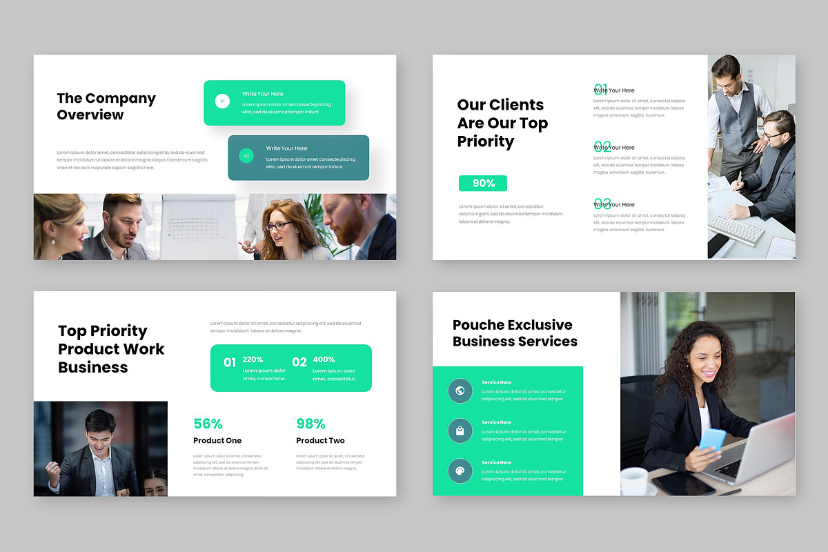 Pouche - Business Google Slides, a Presentation Template by rudiSasori (Photo 4 of 9)