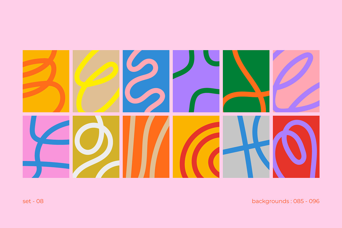Funky Abstract Backgrounds, a Background Graphic by Léo Alexandre (Photo 9 of 22)