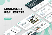 Minimalist Real Estate - Powerpoint, a Presentation Template by AQR Studio (Thumbnail 1 of 3)