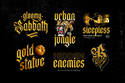 Acinonyx Jubatus, a Blackletter Font by ilhamtaro (Thumbnail 4 of 10)