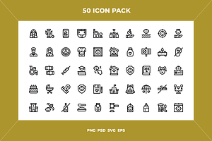 Children protection icons, an Outline Icon by Wencory