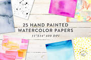 Watercolor Papers, a Texture Graphic by Sugar and Ink (Thumbnail 1 of 3)