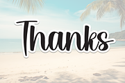 Summer Beach | Script Font, a Handwritten Font by Scratchones (Thumbnail 9 of 9)