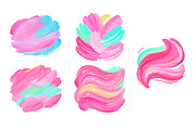 Valentine Brushstroke Elements clipa, an Illustration by Designworld (Thumbnail 3 of 5)