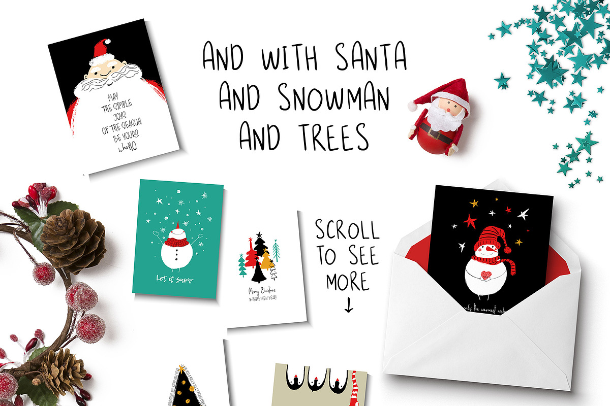 Ho-Ho-Ho Christmas Collection, a Seasonal Illustration by Annakniaz (Photo 3 of 9)