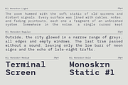 RCL Monoskrn – A Modern Monospaced, a Sans Serif Font by roomspace creative lab (Thumbnail 2 of 15)