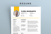 Resume 50, a Resume Template by graphicalcium (Thumbnail 2 of 3)