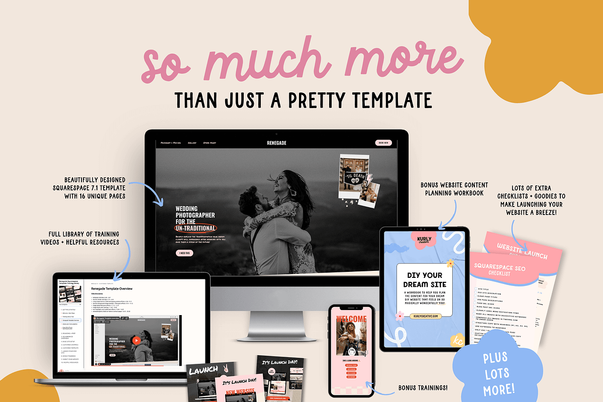 Squarespace Website for Photographer, a Squarespace Template by Kurly Creative (Photo 8 of 11)