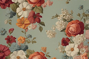 Surreal Floral Wall Mural&Wallpaper, a Wallpaper Graphic by sibel dayı (Thumbnail 7 of 8)