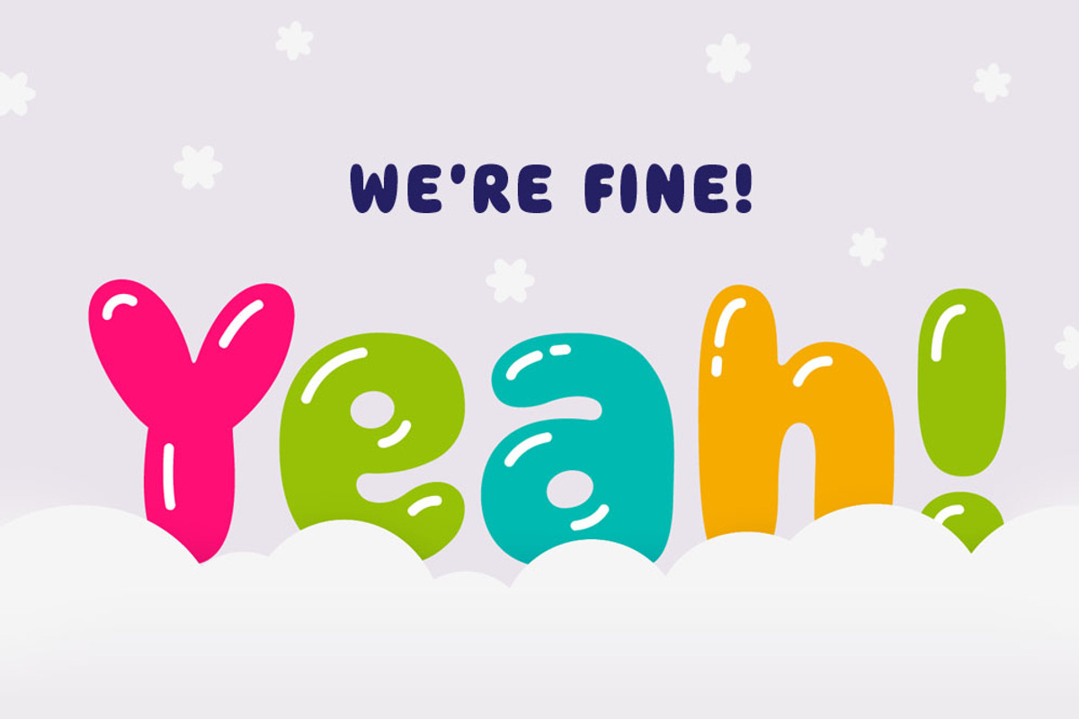 Balloon Typeface preview 2
