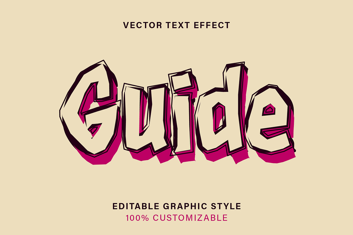 Comic Sketch Outline Text Effect