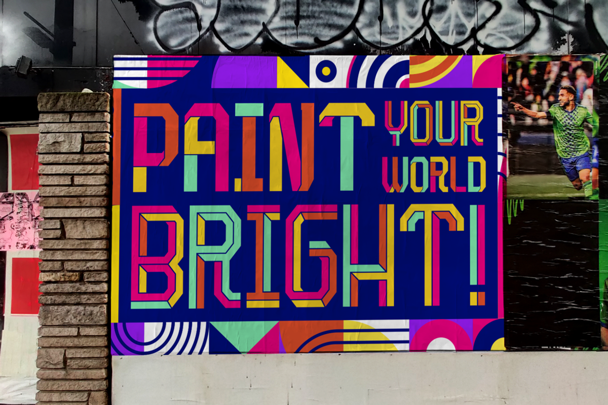 Paint Burst Unique Colorful Font, a Font by PutraCetol Studio (Photo 3 of 11)