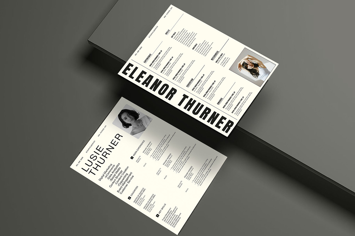 Resume Kit, a Resume Template by UX-group (Photo 5 of 9)