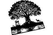 Black Laser Cut Bundle, an Object Graphic by abu67222 (Thumbnail 2 of 13)