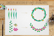 Watercolor Art & Pattern Brushes, a Brush Add-On by Olya Creative (Thumbnail 3 of 9)