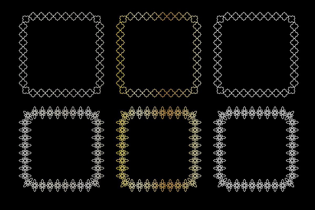 Moroccan Metallic Frames preview 3