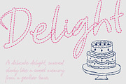 CS Alyaka Dashed, a Script Font by Craft Supply Co. (Thumbnail 5 of 8)