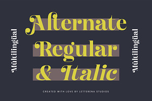 Giglik Merkia Elegant Serif Bold