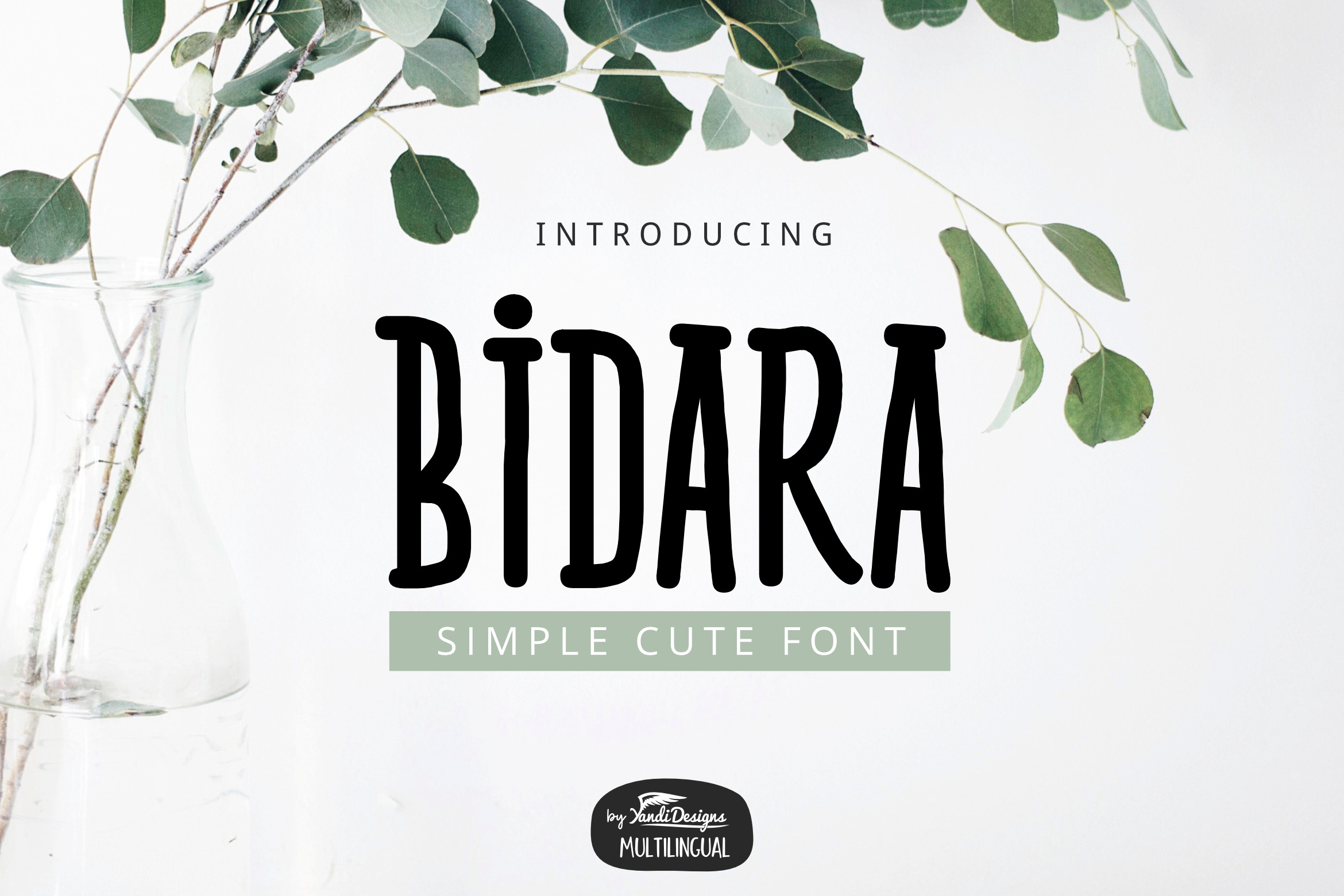 Bidara Font, a Serif Font by YandiDesigns