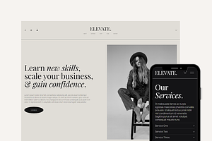 Elevate Squarespace Template