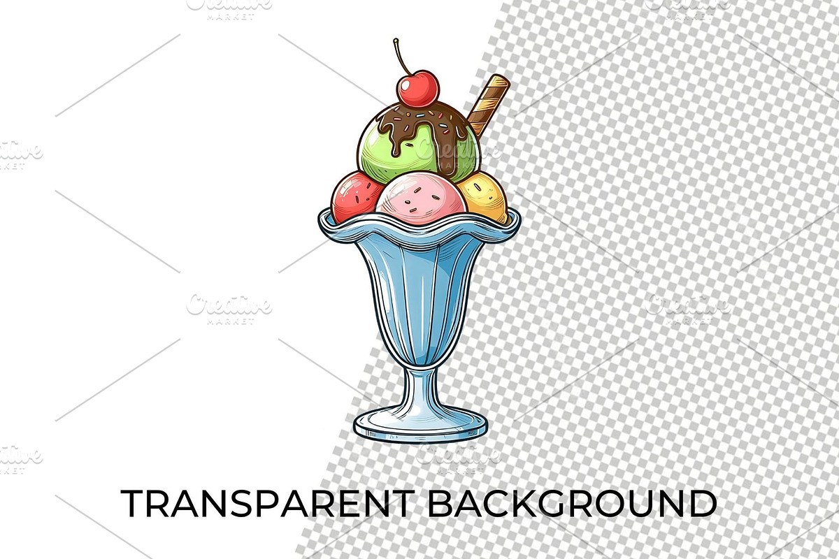 Dessert PNG Graphics Bakery Clipart, a Food Illustration by QM_ART (Photo 4 of 7)