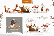 Forest Animals Celebration, an Animal Illustration by TL Design (Thumbnail 4 of 8)